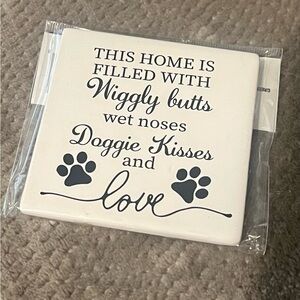 Decorative Dog Lover Ceramic Magnet